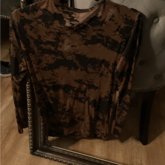 GO Jeans - Los Angeles - Long Sleeve - Shear Brown & Black Tee - size XL - Picture 6 of 7